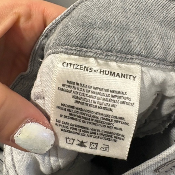 Like new- CITIZENS OF HUMANITY- OLIVIA High rise slim ankle Jean - Picture 10 of 11